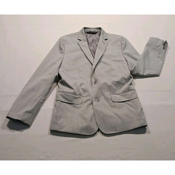 Nordstrom Jackets & Blazers - Nordstrom Gray Buttoned Stretch Tailored Lined Blazer Career Jacket - Women's 12